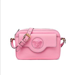 New Versace La Medusa Leather Camera Bag